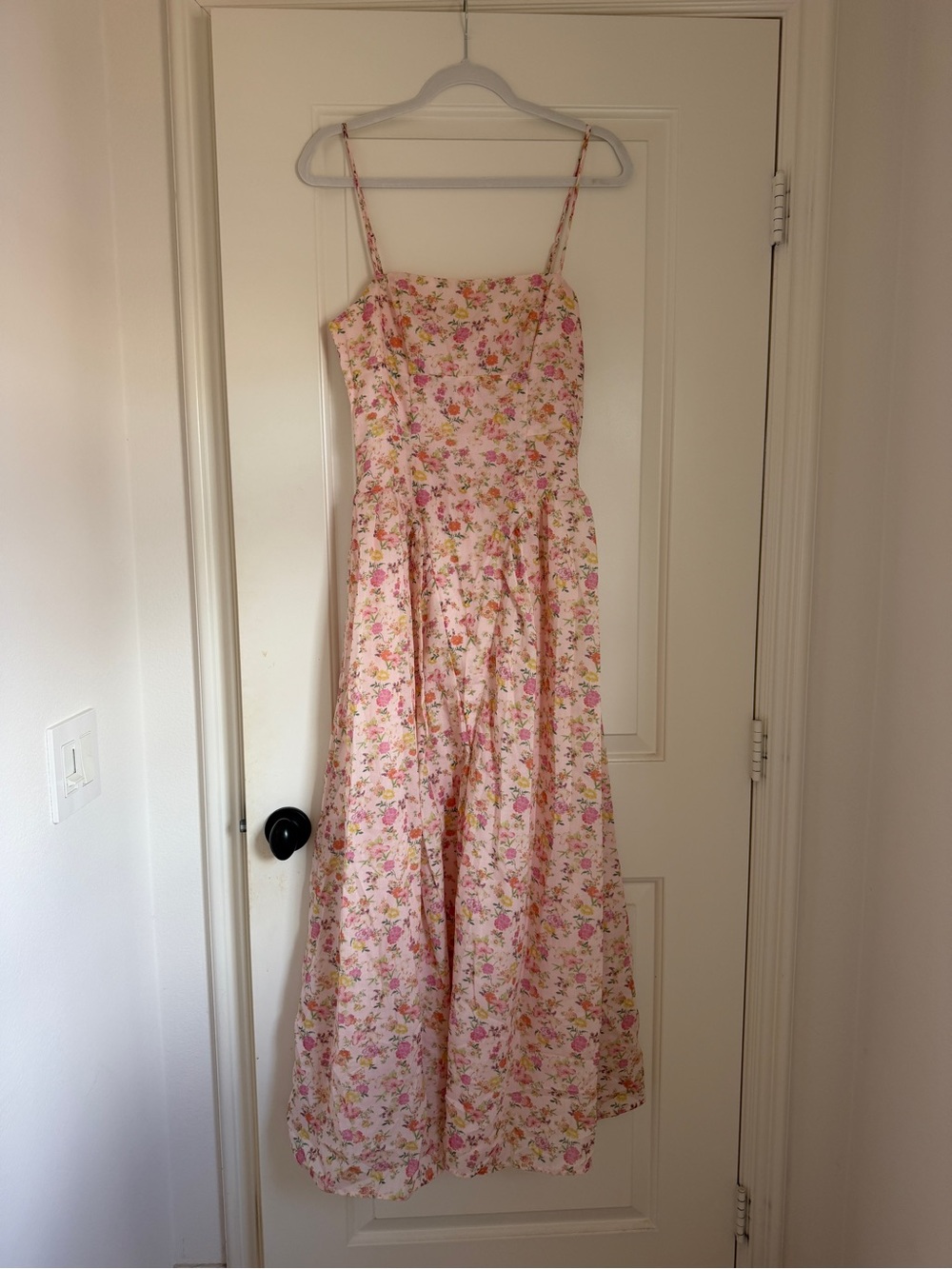 Selfie Leslie Pink Floral Maxi Dress